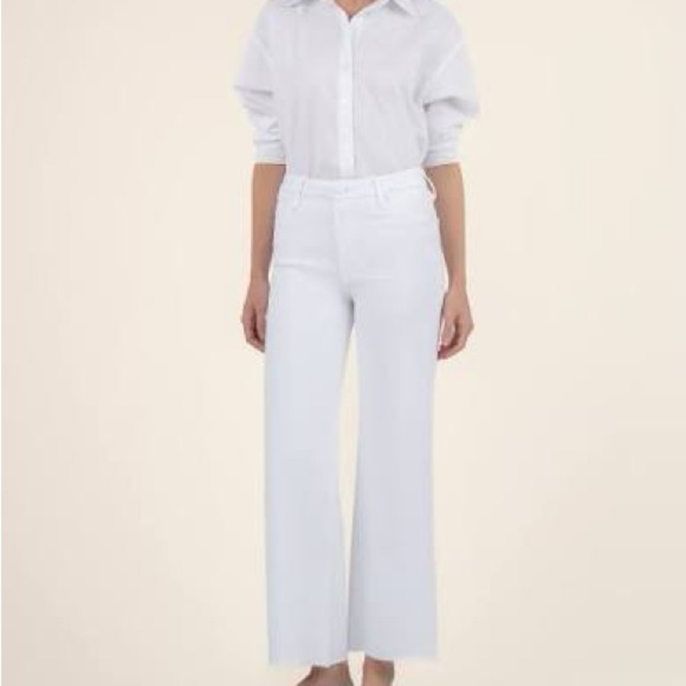 Kut from the Kloth White Wide Leg Pants